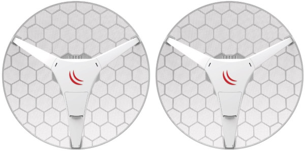 MikroTik MikroTik RBLHGG-60adkit, Wireless Wire Dish, 60GHz, L3, kompletní spoj