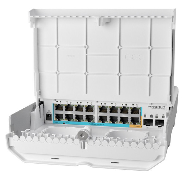 MikroTik MikroTik CRS318-1Fi-15Fr-2S-OUT, netPower 15FR reverzní switch