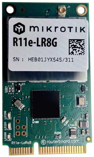 MikroTik MikroTik R11e-LR8G, LoRa miniPCI-e karta, 863-870 MHz