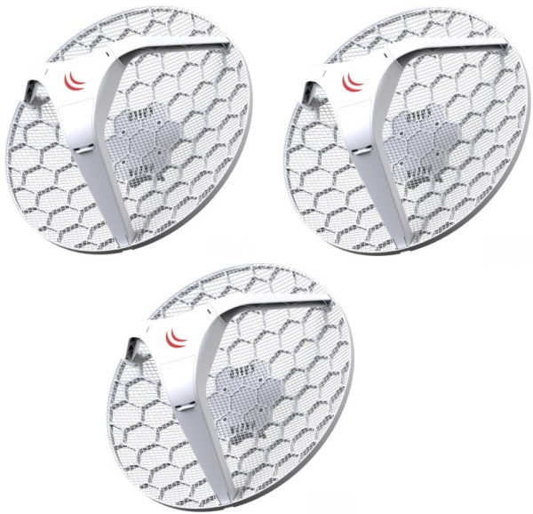 MikroTik MikroTik RouterBOARD RBLHG-5nD-3, LHG 5 Tripack, 3 pack