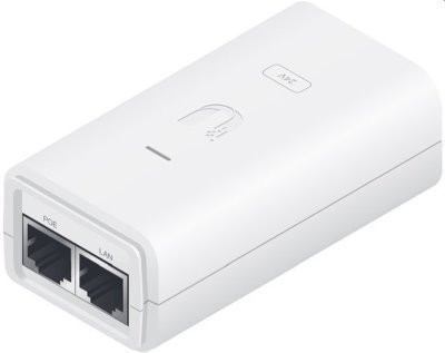 Ubiquiti Networks Ubiquiti POE-24-24W-G-WH, Gigabitový PoE Injektor, 24V/1A (24W), bílý