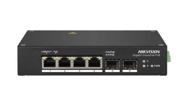 Hikvision Průmyslový Poe switch HIKVISION DS-3T0506HP