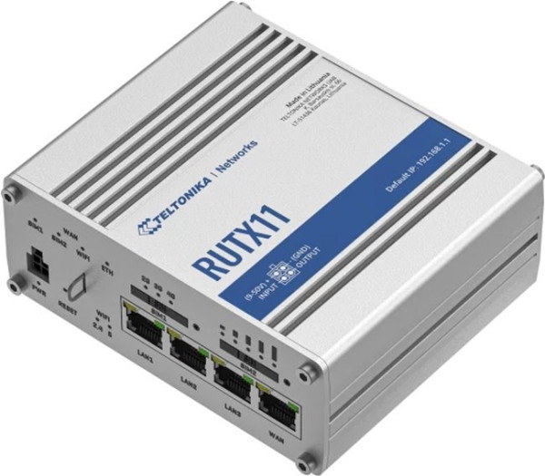 Teltonika Teltonika RUTX11 Průmyslový LTE Wi-Fi Router, GPS, BT
