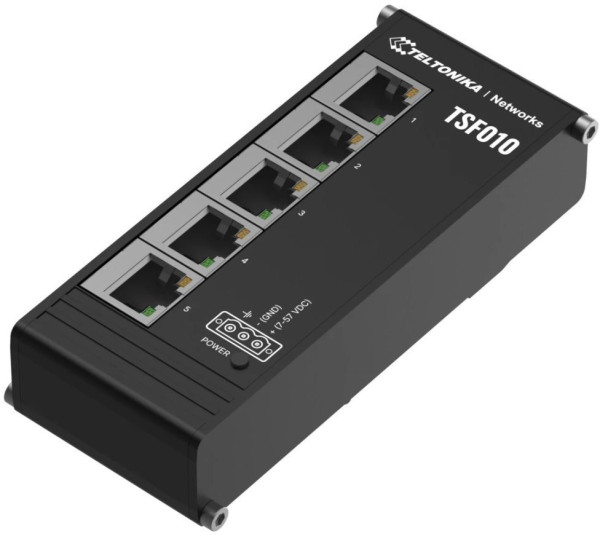 Teltonika Teltonika TSF010 Průmyslový Flat switch bez managementu, 5x LAN