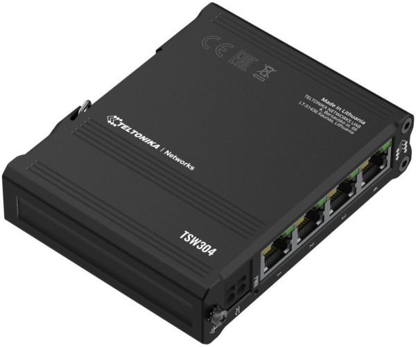 Teltonika Teltonika TSW304 Průmyslový switch bez managementu, 4x GLAN