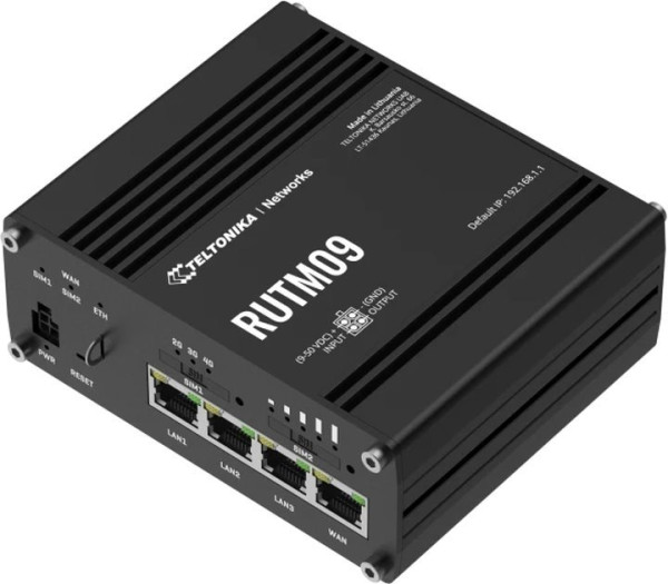 Teltonika Teltonika RUTM09 Průmyslový LTE Router, GPS