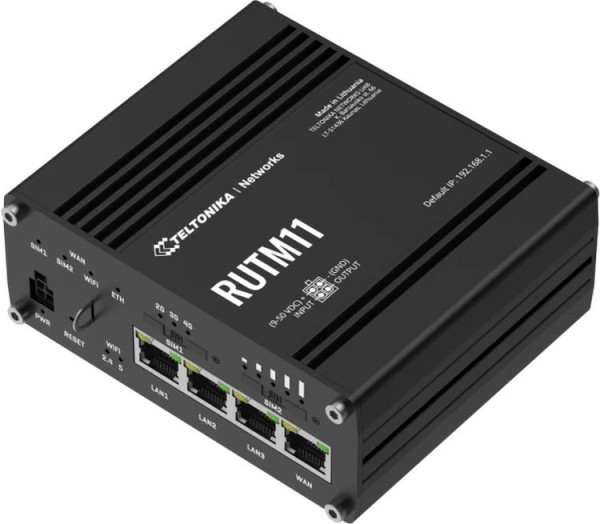 Teltonika Teltonika RUTM11 Průmyslový LTE Wi-Fi Router, GPS