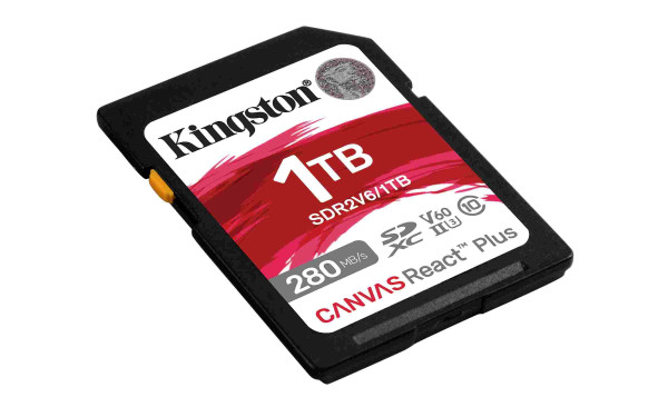 Kingston Kingston SDXC karta 1TB Canvas React Plus, UHS-II, U3, V60, R:280/W:150MB/s