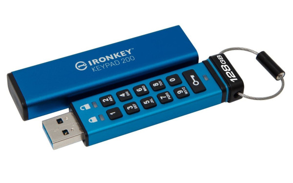 Kingston Kingston Flash Disk IronKey 128GB Keypad 200 encrypted USB flash drive