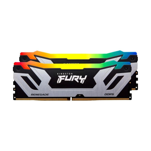 Kingston KINGSTON CUDIMM DDR5 48GB (Kit of 2) 8400MT/s CL40 FURY Renegade RGB Silver XMP