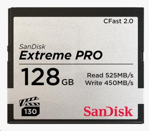 SanDisk SanDisk CFAST 2.0 128GB Extreme Pro (525 MB/s VPG130)