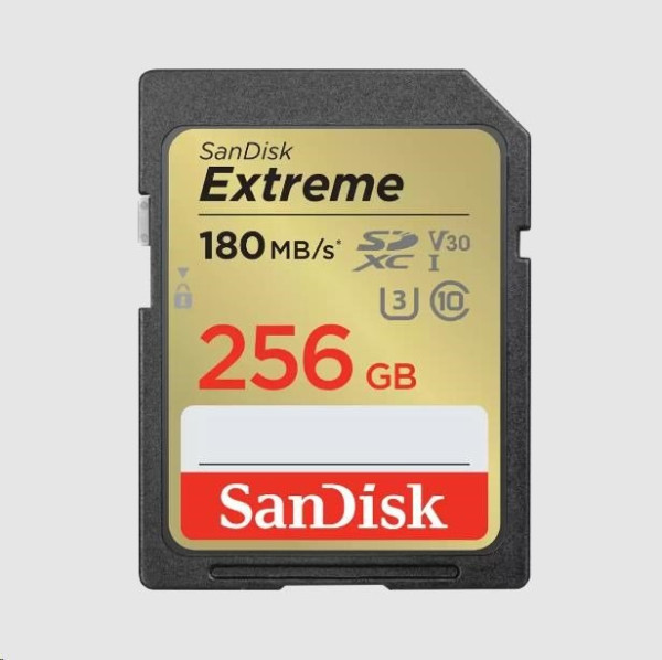 SanDisk SanDisk SDXC karta 256GB Extreme (190 MB/s Class 10, UHS-I U3 V30)