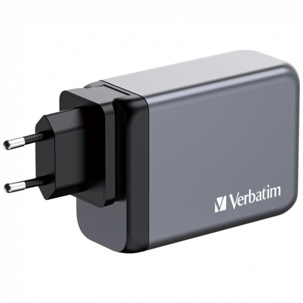 Verbatim VERBATIM GaN Nabíječka do sítě GNC-100, 100W, 3x USB-C, 1x USB
