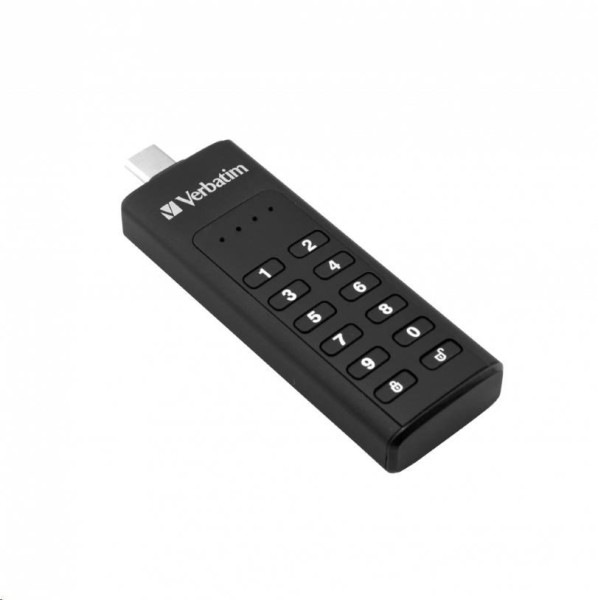Verbatim VERBATIM USB C 3.1 Drive 128 GB - Keypad Secure (R:160/W:150 MB/s) GDPR