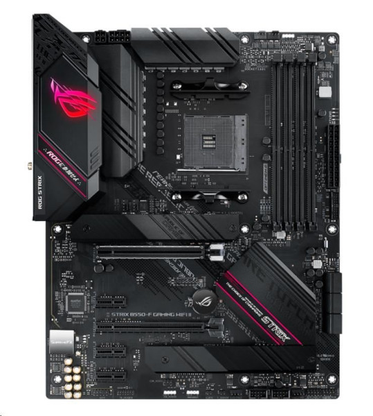 ASUS Taiwan ASUS MB Sc AM4 ROG STRIX B550-F GAMING (WI-FI) II, AMD B550, 4xDDR4, WI-FI