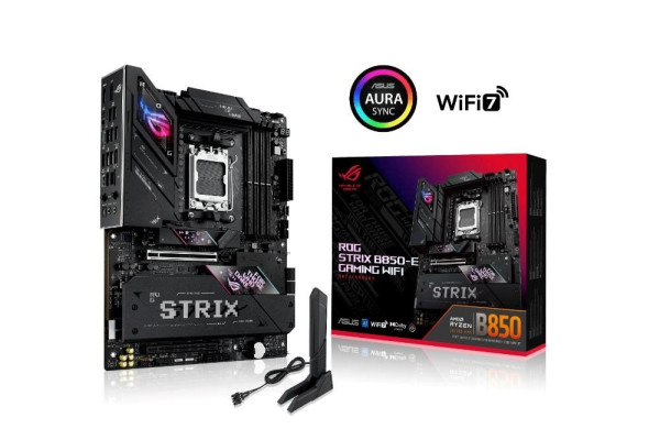 ASUS Taiwan ASUS MB Sc AM5 ROG STRIX B850-E GAMING WIFI, AMD B850, 4xDDR5, 1xUSB4, 1xDP, 1xHDMI, WiFi, ATX