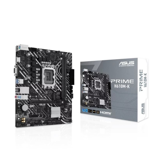 ASUS Taiwan ASUS MB Sc LGA1700 PRIME H610M-K DDR5, Intel H610, 2xDDR5, 1xHDMI, 1xVGA, mATX