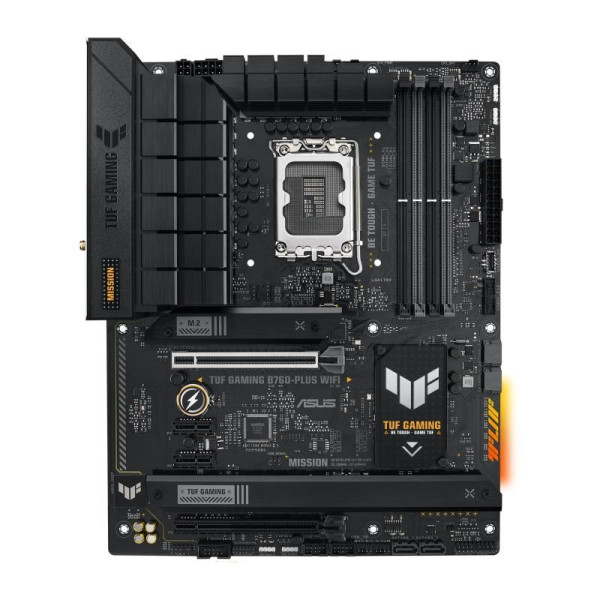 ASUS Taiwan ASUS MB Sc LGA1700 TUF GAMING B760-PLUS WIFI, Intel B760, 4xDDR5, 1xDP, 1xHDMI, WI-FI