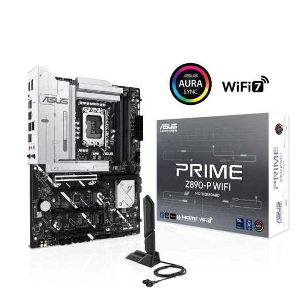 ASUS Taiwan ASUS MB Sc LGA1851 PRIME Z890-P WIFI, Intel Z890, 4xDDR5, 1xDP, 1xHDMI, 1xThunderbolt, WI-FI, ATX