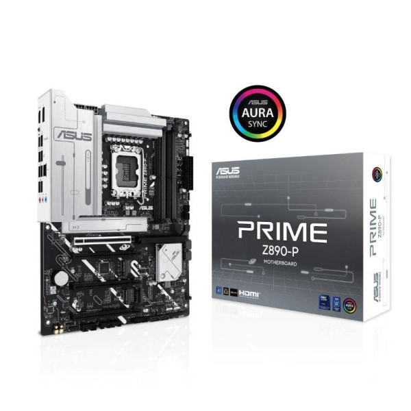 ASUS Taiwan ASUS MB Sc LGA1851 PRIME Z890-P, Intel Z890, 4xDDR5, 1xDP, 1xHDMI, 1xUSB4, ATX