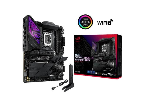 ASUS Taiwan ASUS MB Sc LGA1851 ROG STRIX Z890-E GAMING WIFI, Intel Z890, 4xDDR5, 1xDP, 1xHDMI, 2xThunderbolt, WI-FI, ATX