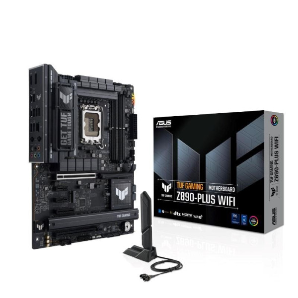 ASUS Taiwan ASUS MB Sc LGA1851 TUF GAMING Z890-PLUS WIFI, Intel Z890, 4xDDR5, 1xDP, 1xHDMI, 1xThunderbolt, 1xUSB4, WI-FI, ATX