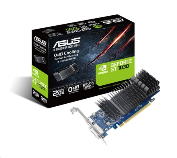 ASUS Taiwan ASUS VGA NVIDIA GeForce GT 1030 BRK 2G, 2G GDDR5, 1xHDMI, 1xDVI