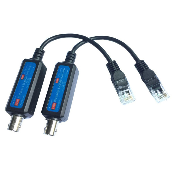 CCTV-RX Taiwan EC-HP101 pasivní sada pro přenos IP LAN po koaxiálním kabelu