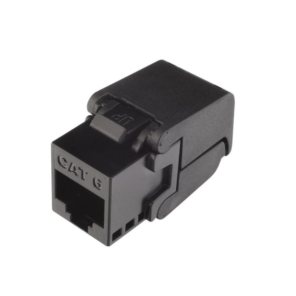 Solarix Solarix Samořezný keystone Solarix CAT6 UTP SXKJ-6-UTP-BK-SA Component Level a 4PPoE certifikace