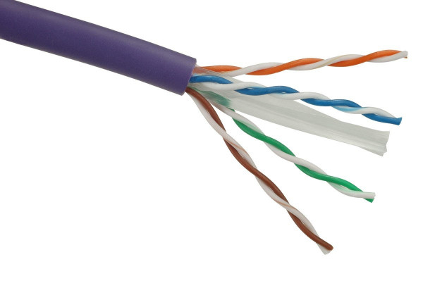 Solarix Solarix Instalační kabel Solarix CAT6 UTP LSOH D<sub>ca</sub>-s2,d2,a1 450 MHz 305m/box SXKD-6-UTP-LSOH