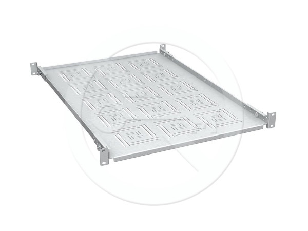 Solarix Solarix Police 19" 1U 650mm pevná RAL 7035 úchyt na přední i zadní lišty UP-16-G