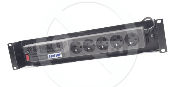 Solarix Solarix Napajeci panel ACAR A-504, 3 m, 5 pozic, s přepěťovou ochranou včetně vany ACAR-A-504-V