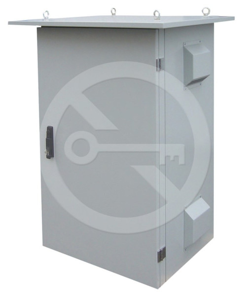 Solarix Solarix Rozvaděč termoizolovaný LC-07 24U 700x600 RAL7035 ventilace v obou bočnicích LC-07-24U-76-25002-02-G