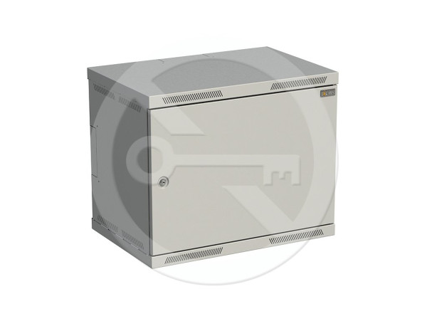 Solarix Solarix Rozvaděč nástěnný SENSA 9U 400mm, dveře plech, RAL 7035, SENSA-9U-64-21-G