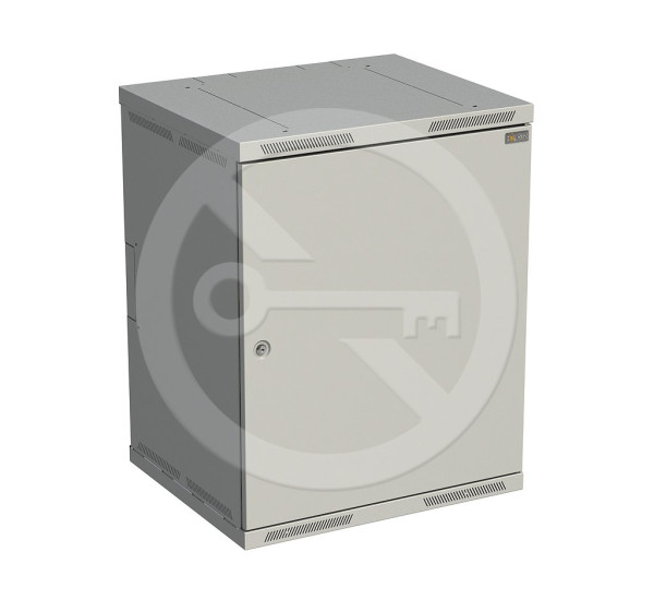 Solarix Solarix Rozvaděč nástěnný SENSA 15U 500mm, dveře plech, RAL 7035, SENSA-15U-65-21-G