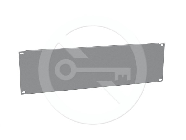 Solarix Solarix Zaslepovací panel 19" 3U RAL 7035, ZP-03-G