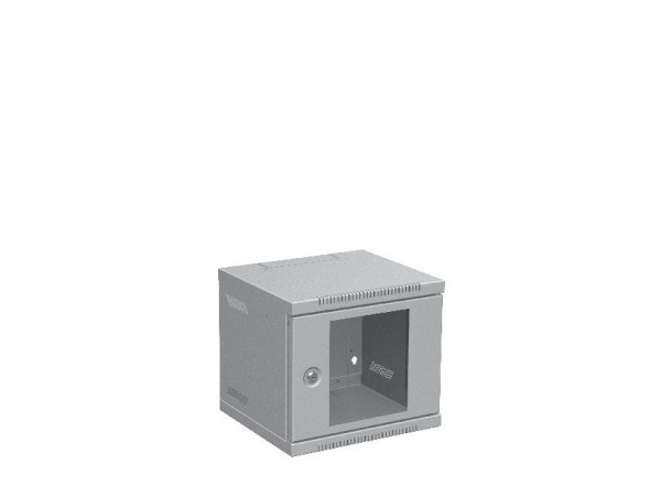 Solarix Solarix Nástěnný rozvaděč 10" 4U RAL 7035 skleněné dveře LC-10-4-11-G