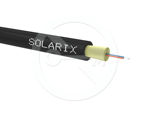 Solarix Solarix DROP1000 kabel Solarix 02vl 9/125 2,8mm LSOH E<sub>ca</sub> černý SXKO-DROP-2-OS-LSOH