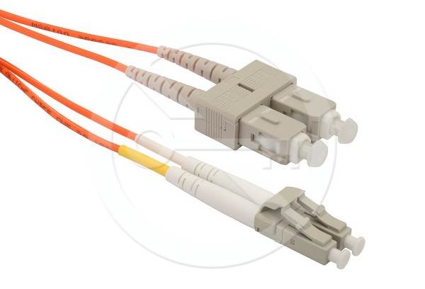 Solarix Solarix Patch kabel Solarix 50/125 LCupc/SCupc MM OM2 3m duplex  SXPC-LC/SC-UPC-OM2-3M-D