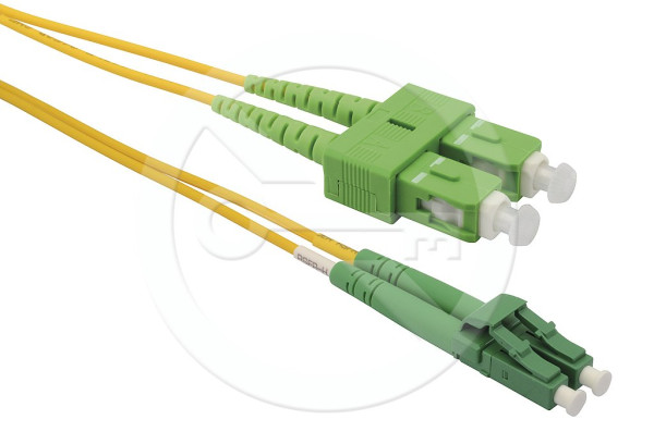 Solarix Solarix Patch kabel 9/125 LCapc/SCapc SM OS 2m duplex SXPC-LC/SC-APC-OS-2M-D