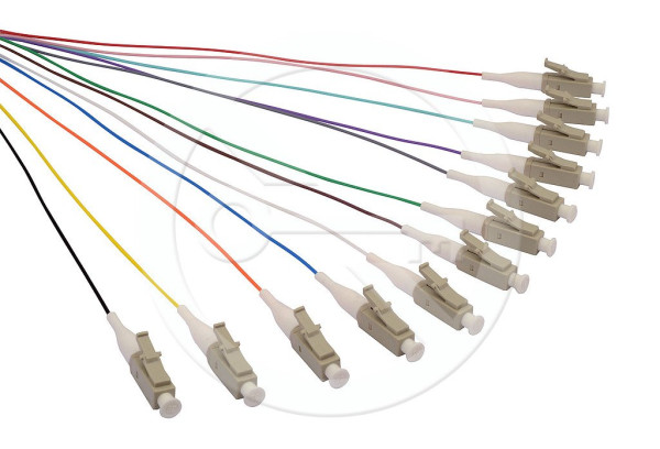 Solarix Solarix Pigtail 50/125 LCupc MM OM2 1,5m, balení 12ks - barvy SXPI-LC-UPC-OM2-1,5M-12PCK