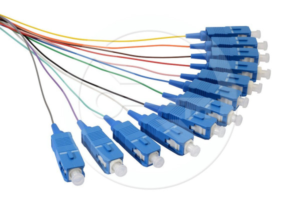 Solarix Solarix Pigtail 9/125 SCupc SM OS 1,5m, balení 12ks - barvy SXPI-SC-UPC-OS-1,5M-12PCK