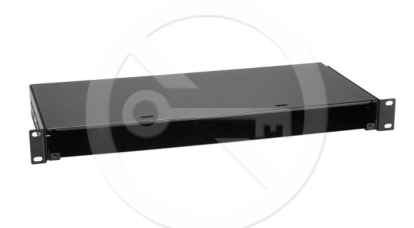 Solarix Solarix Optická vana s výsuvnou policí uzavíratelná klapkami 1U RAL 7035 FOS2-1U-G