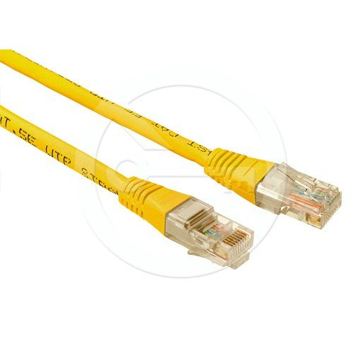 Solarix Solarix Patch kabel CAT5E UTP PVC 0,5m žlutý non-snag-proof C5E-155YE-0,5MB