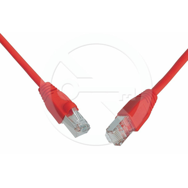 Solarix Solarix Patch kabel CAT5E SFTP PVC 0,5m červený snag-proof C5E-315RD-0,5MB