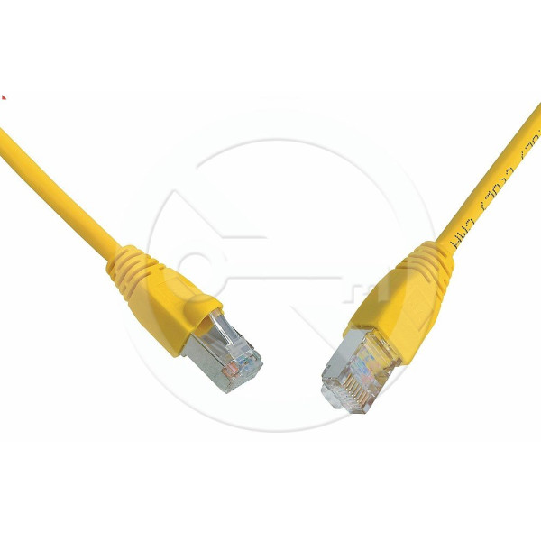Solarix Solarix Patch kabel CAT5E SFTP PVC 0,5m žlutý snag-proof C5E-315YE-0,5MB