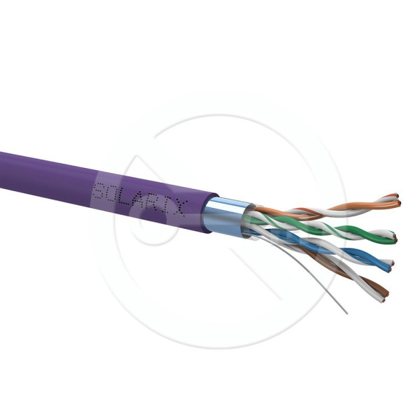 Solarix Solarix Instalační kabel Solarix CAT5E FTP LSOH D<sub>ca</sub>-s1,d2,a1 305m/box SXKD-5E-FTP-LSOH
