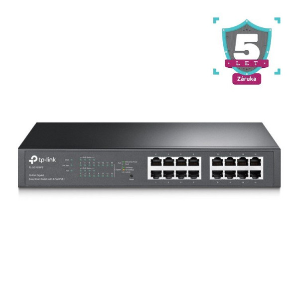 TP-LINK Czech, s. r. o. TP-Link TL-SG1016PE PoE Switch