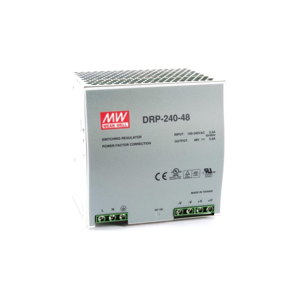 Sunny Europe Stabilizovaný zdroj na DIN lištu DRP-240-48, 48V / 5A