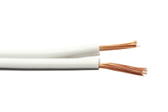 goobay goobay Kabel k reproduktorům, 2x0,75mm2, OFC měď, bílý, 25m